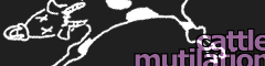 Banner image for the website cattle.nehulus-vagus.com (cattle mutilation)