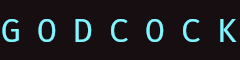 Banner image for the website godcock.neocities.org (Godcock)
