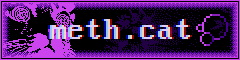 Banner image for the website meth.cat (Methylated Felines)
