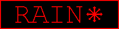 Banner image for the website rainisnot.neocities.org (rain)
